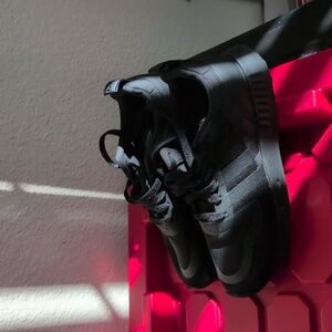 Adidas Triple Black Athletic Shoes